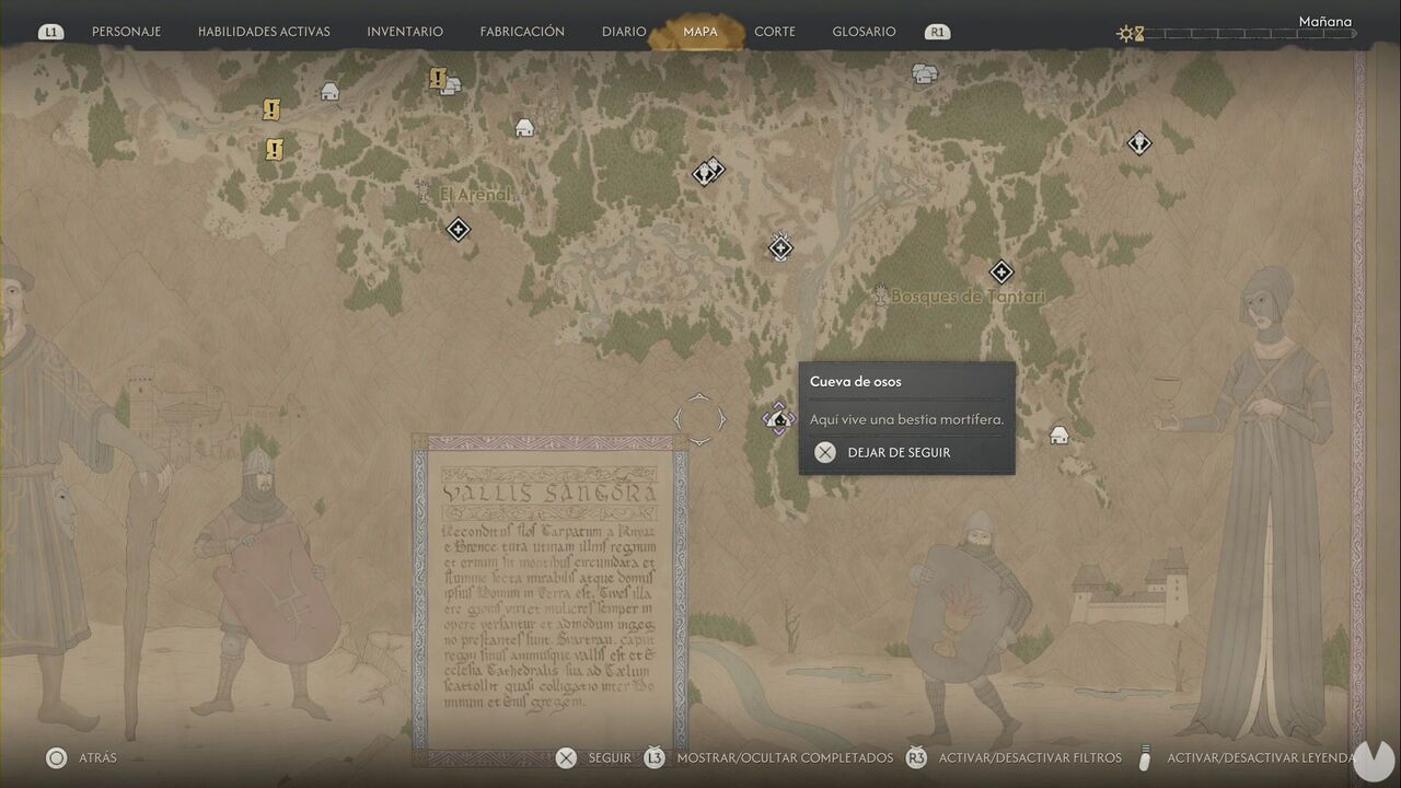 The Blood of Dawnwalker - Monster Lairs; location of the Bear Cave southwest of Tantari Woods