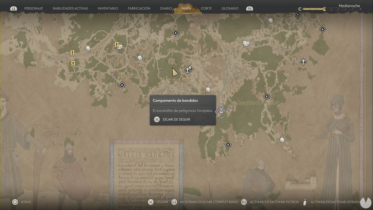 The Blood of Dawnwalker - Bandit Camps, location of the Bandit Camp in Tantari Woods