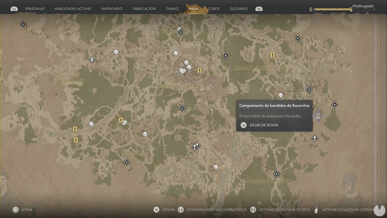The Blood of Dawnwalker - Bandit Camps, location of the Bandit Camp in Tantari Woods