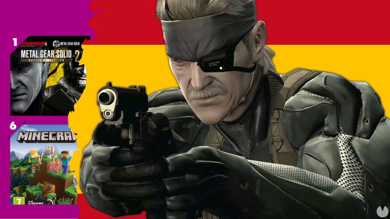 Los más vendidos en España: GAME desvela el TOP 10 de juegos en sus tiendas, con Metal Gear como líder de agosto