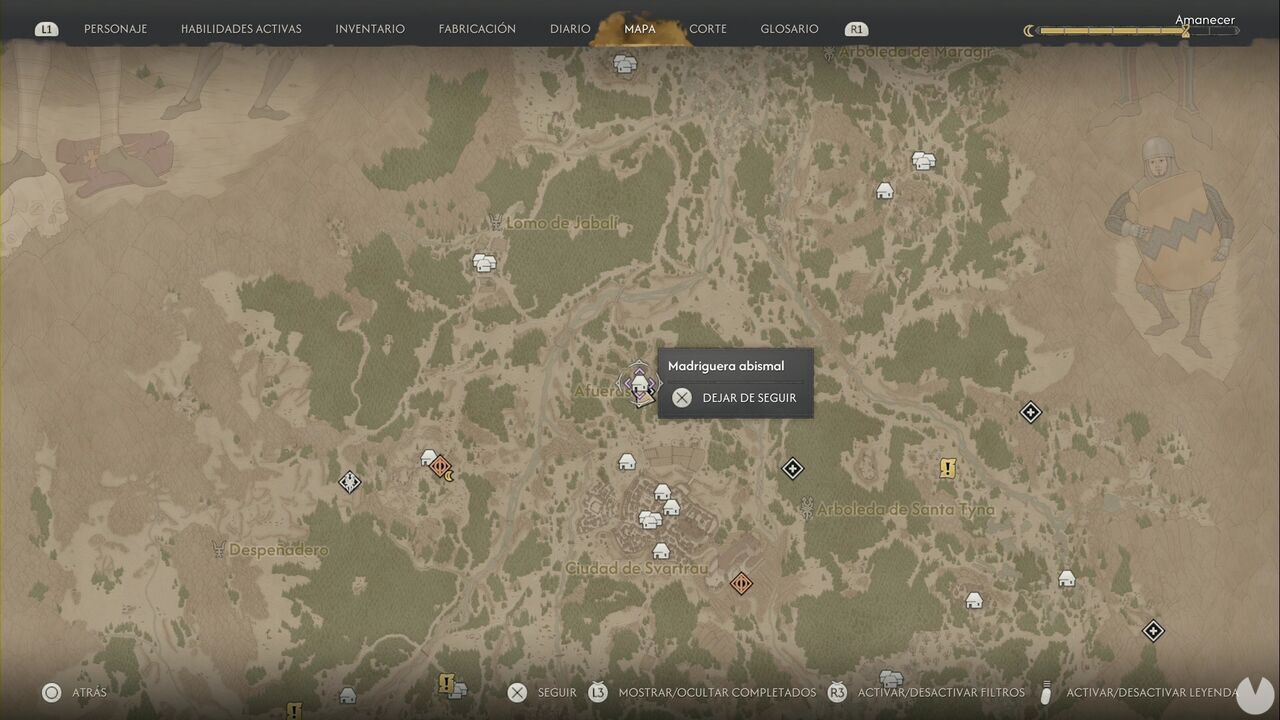 The Blood of Dawnwalker - How to recover lost time; location of the Yawning Burrow