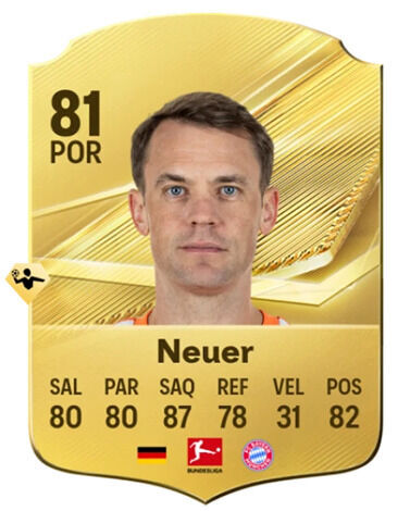 EA Sports FC 27 - Mejores jugadores con mayor potencial del modo Carrera Manuel Neuer