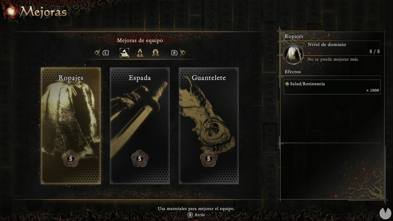Onimusha: Way of the Sword - Enhancements: Clothing section