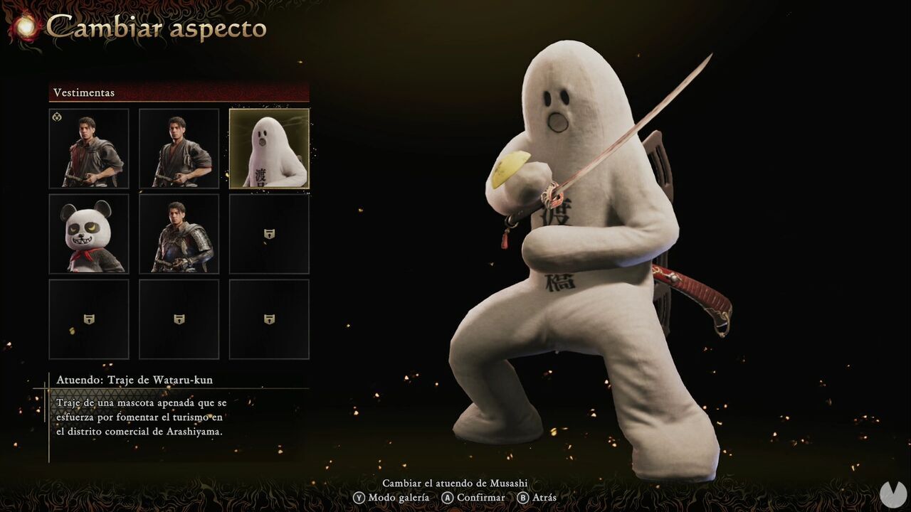 Onimusha: Way of the Sword - Outfits: Outfit: Wataru-kun Costume
