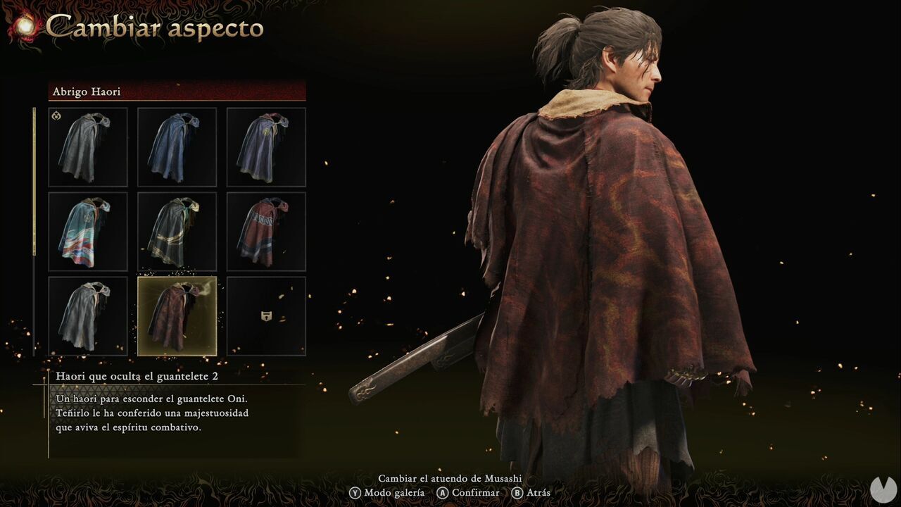 Onimusha: Way of the Sword - Haori Coats: Gauntlet-Hiding Haori 2