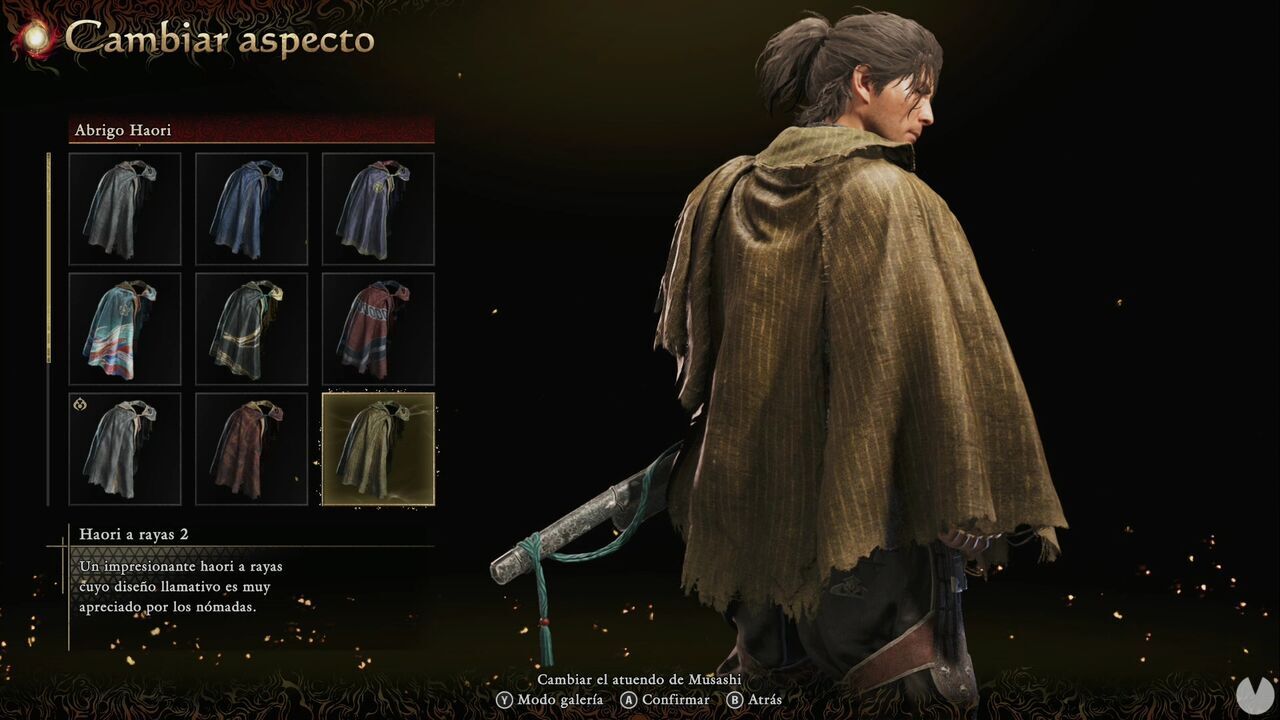 Onimusha: Way of the Sword - Haori Coats: Striped Haori 2