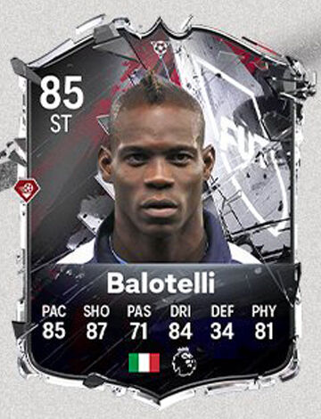 EA Sports FC 27: Nueva carta Hall of FUT de Mario Balotelli