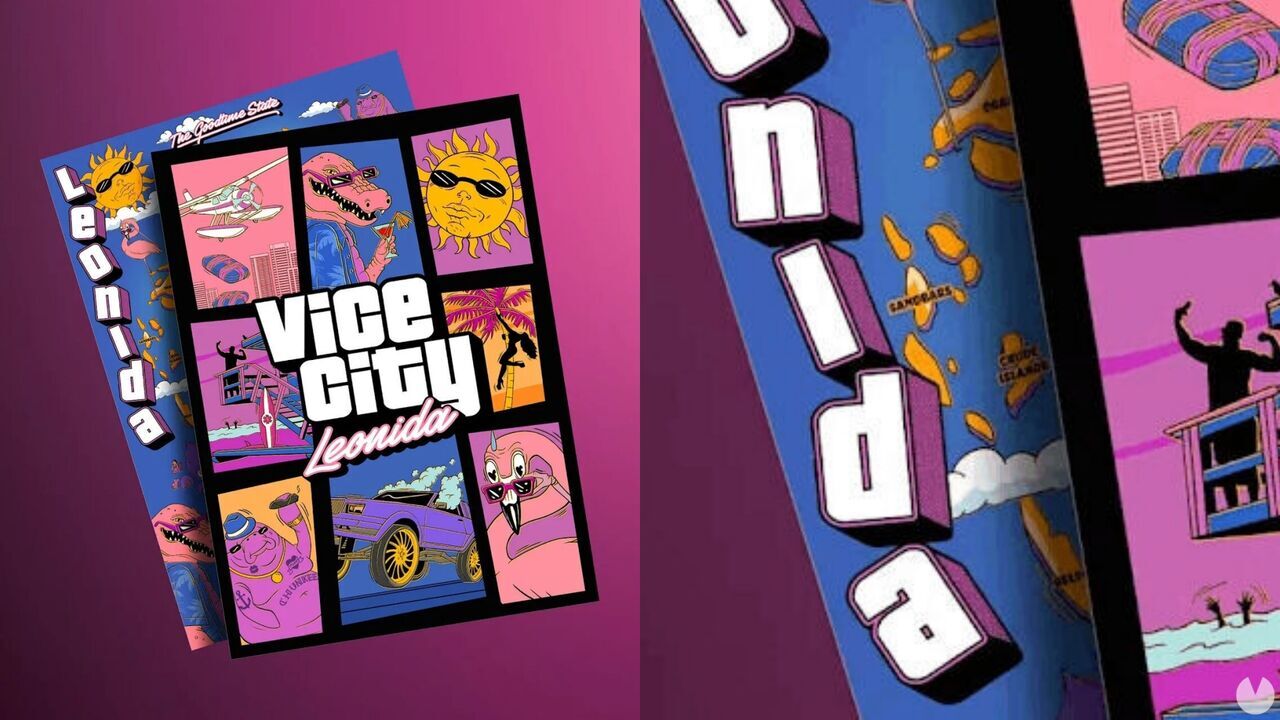 GTA 6: póster con el mapa