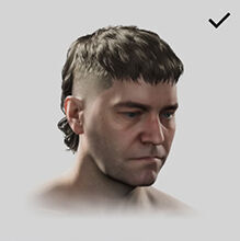 Control Resonant - Aspecto de pelo - Mullet con degradado