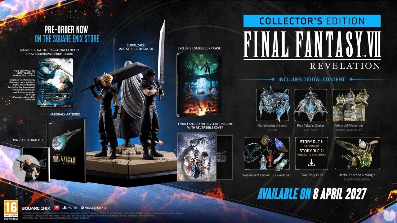 Final Fantasy VII Revelation - Edición de coleccionista