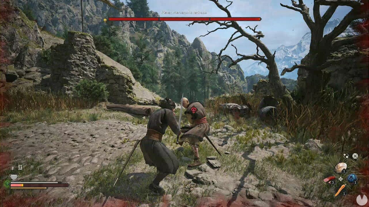 The Blood of Dawnwalker - Like Father, Like Son; Pieter uses an unblockable attack
