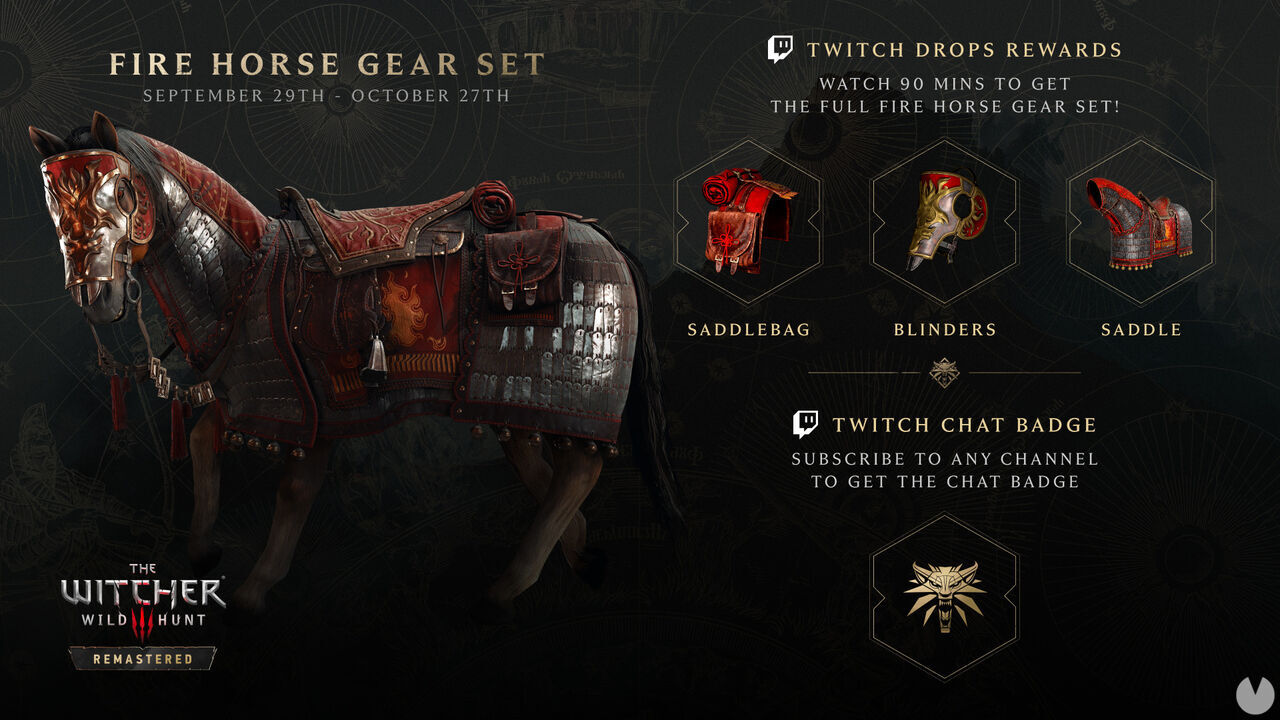 The Witcher 3 regala DLC con Twitch Drops: as� puedes conseguir cosm�ticos para la remasterizaci�n del juego