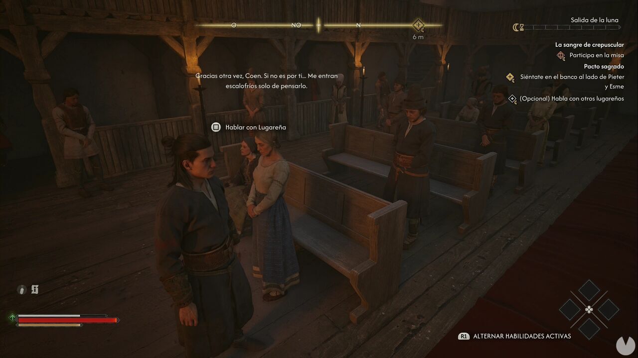 The Blood of Dawnwalker - Sacred Covenant; Coen talks to Gremla about the banner he helped her recover