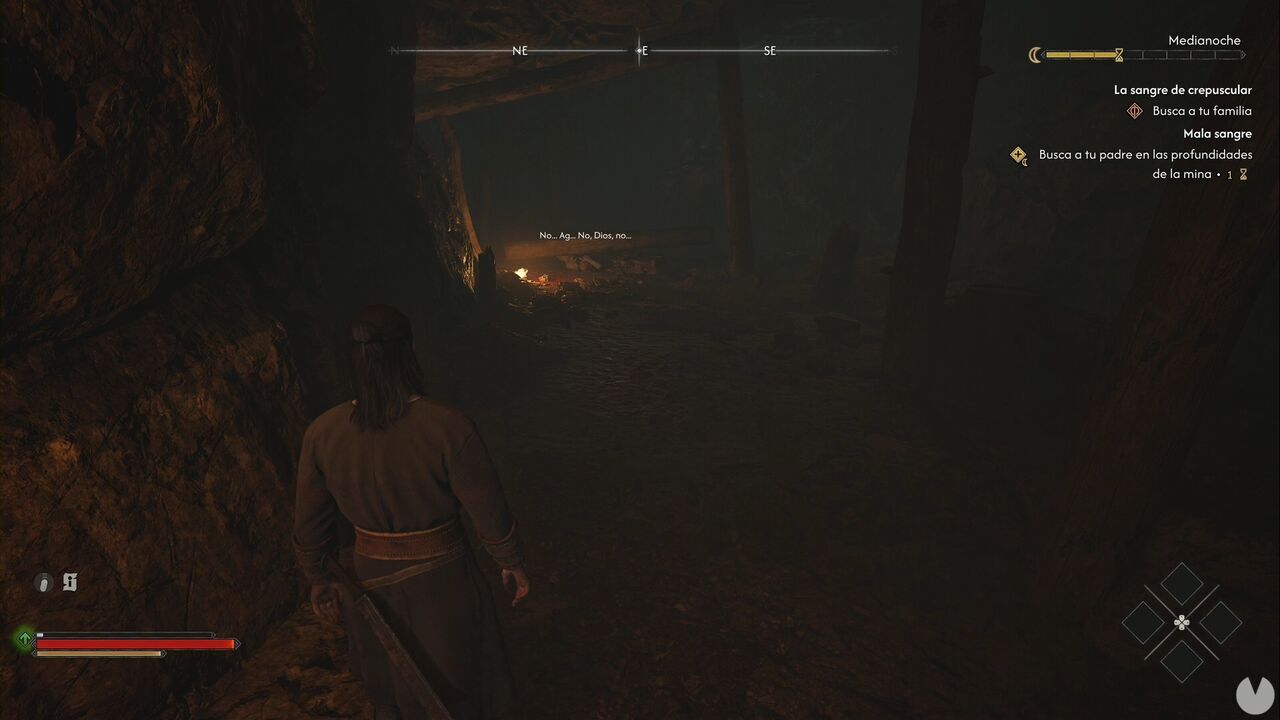 The Blood of Dawnwalker - Bad Blood; Coen finds Ludwig trapped beneath a beam in the silver mine