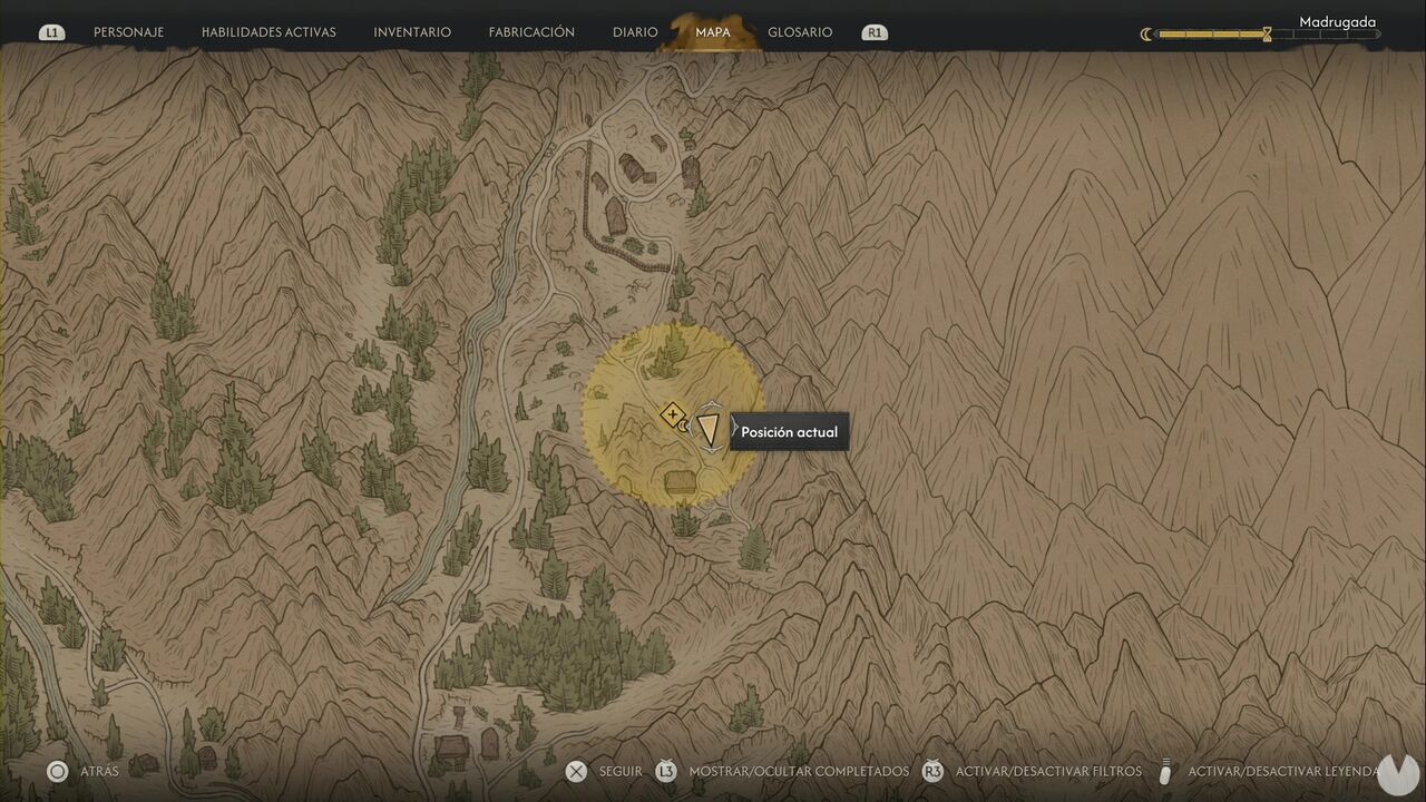 The Blood of Dawnwalker - Bad Blood; Vladimir's location southeast of Laslea Glen