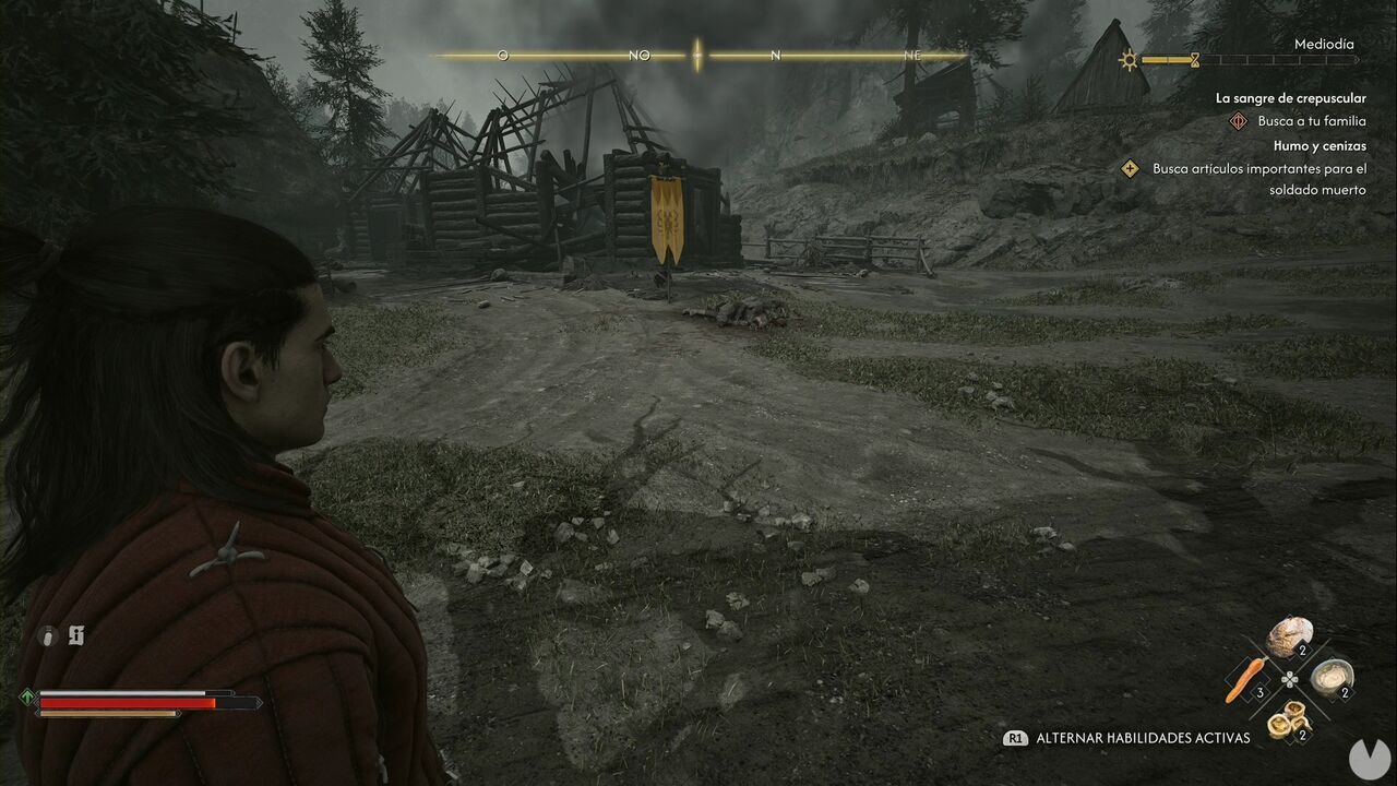 The Blood of Dawnwalker - Smoke and Ashes; location of Brencis's Banner used to extract more information from the dead soldier