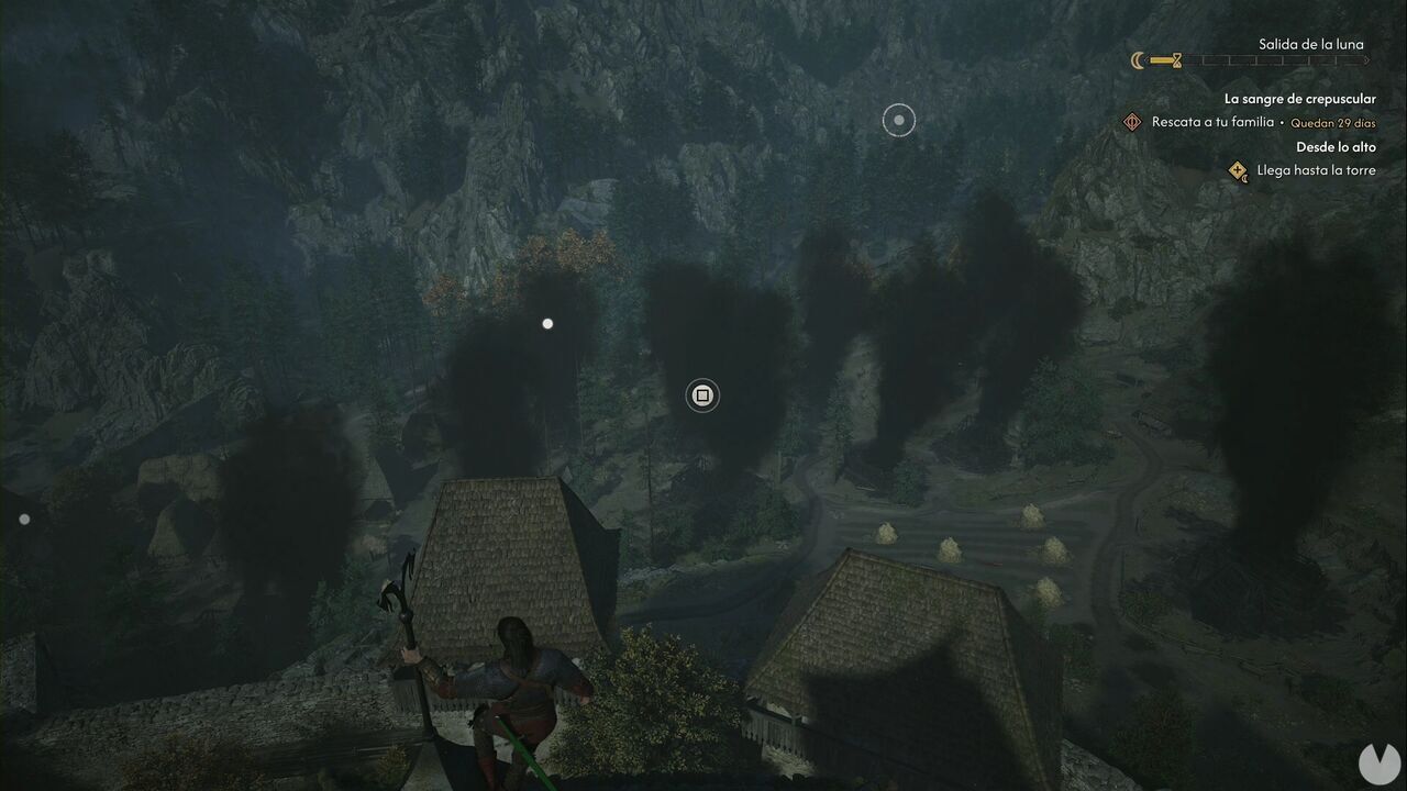 The Blood of Dawnwalker - Scouting Towers; scouting points seen from the top of a tower