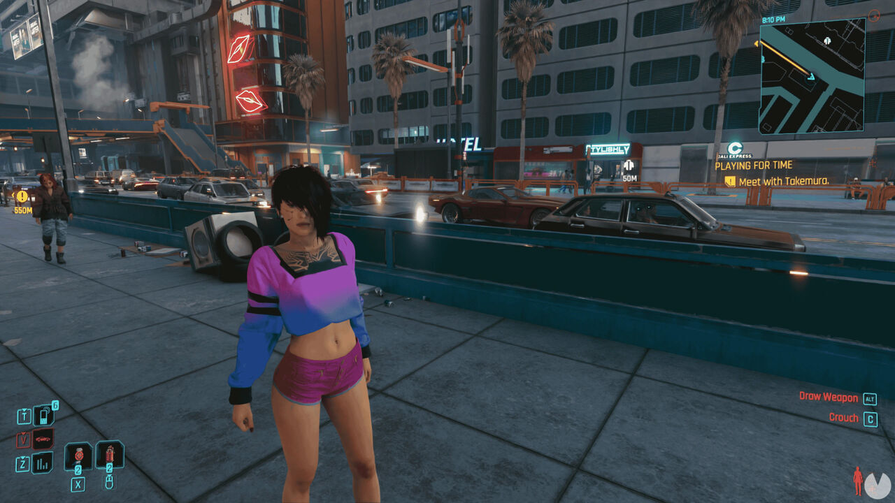 Jugar a Cyberpunk 2077 en tercera persona por fin es posible gracias a este trabajado ‘mod inmersivo’