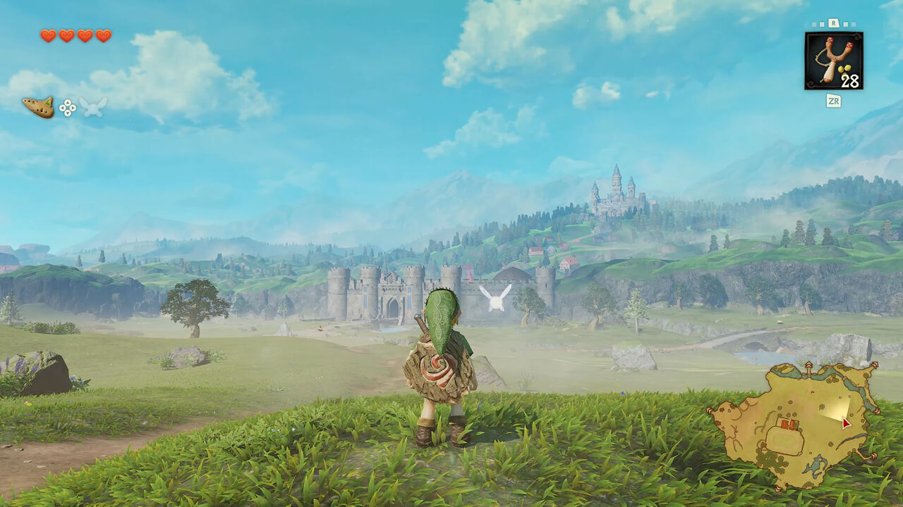 La llanura de Hyrule en Zelda Ocarina of Time Remake