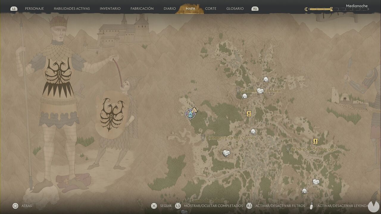 The Blood of Dawnwalker - Best armour, location of the Uriashi Hermitage in the northwestern part of the map
