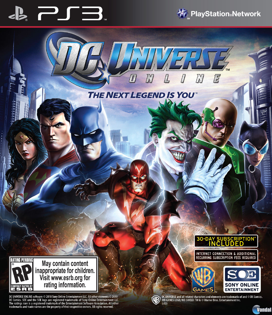 Universe Online Videojuego (PS3, PS4, PC, Switch y Xbox One) - Vandal
