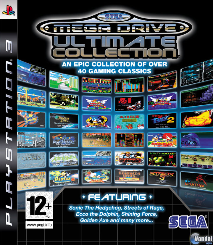 León Mediante Inhibir SEGA Mega Drive Ultimate Collection - Videojuego (PS3 y Xbox 360) - Vandal