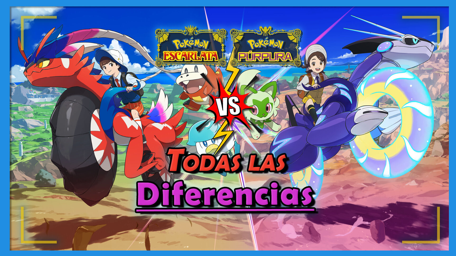 Pokémon Escarlata vs Pokémon Púrpura, ¿cuál es mejor?