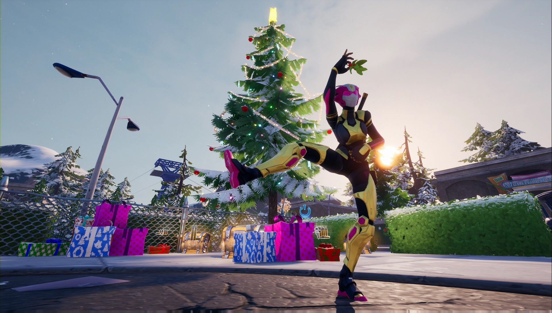 Desafío Fortnite: Baila junto a árboles de Navidad - LOCALIZACIÓN