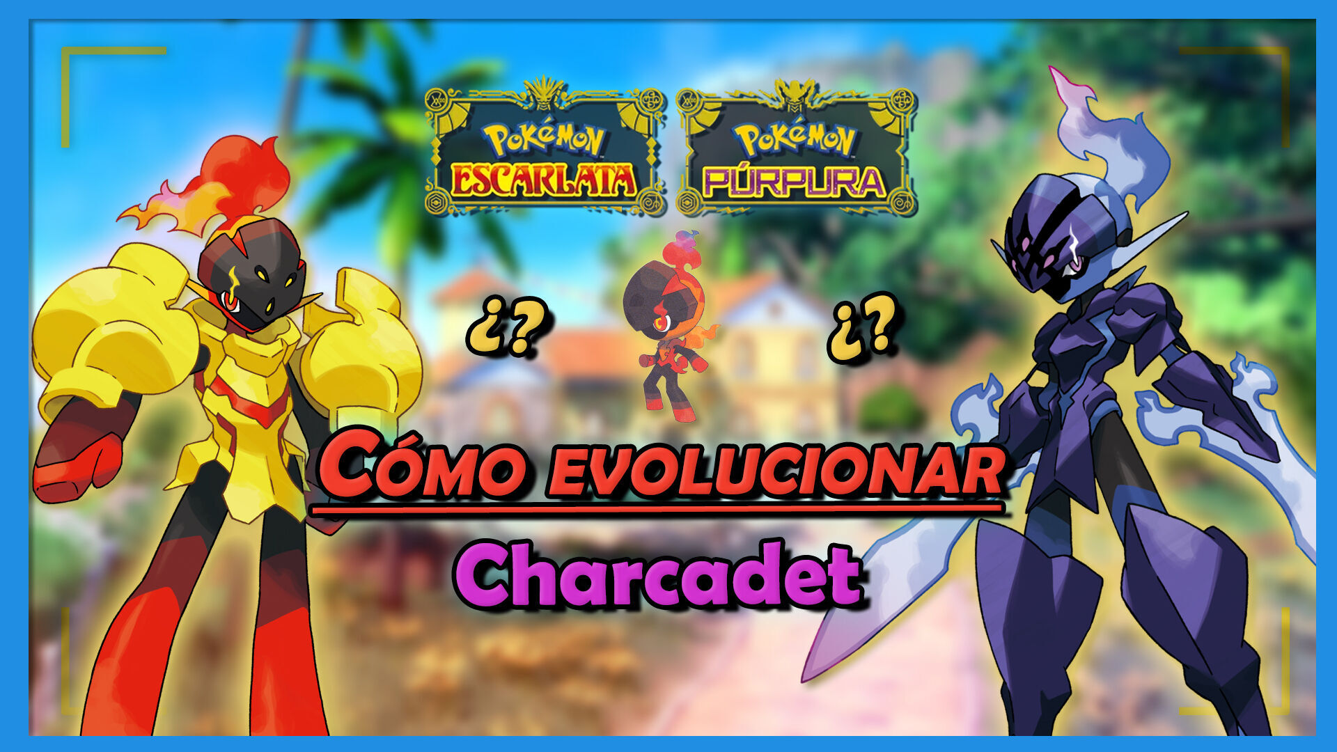 Cómo evolucionar a Charcadet en Ceruledge en Pokémon Púrpura