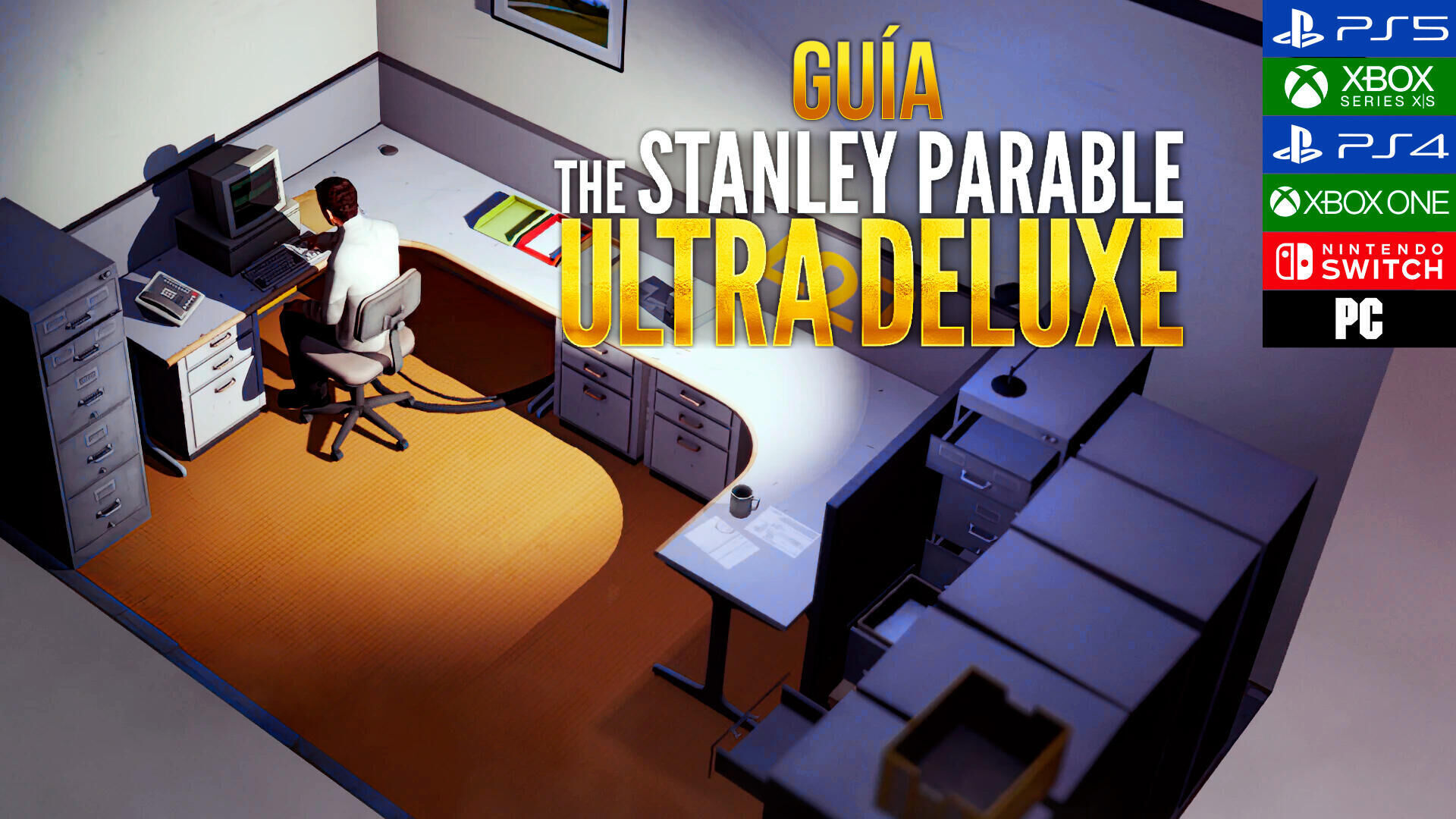 Parable ultra deluxe. Stanley Parable Ultra Deluxe Стэнли. Стэнли из the Stanley Parable. The Stanley Parable: Ultra Deluxe. Stanley Parable Deluxe Edition.
