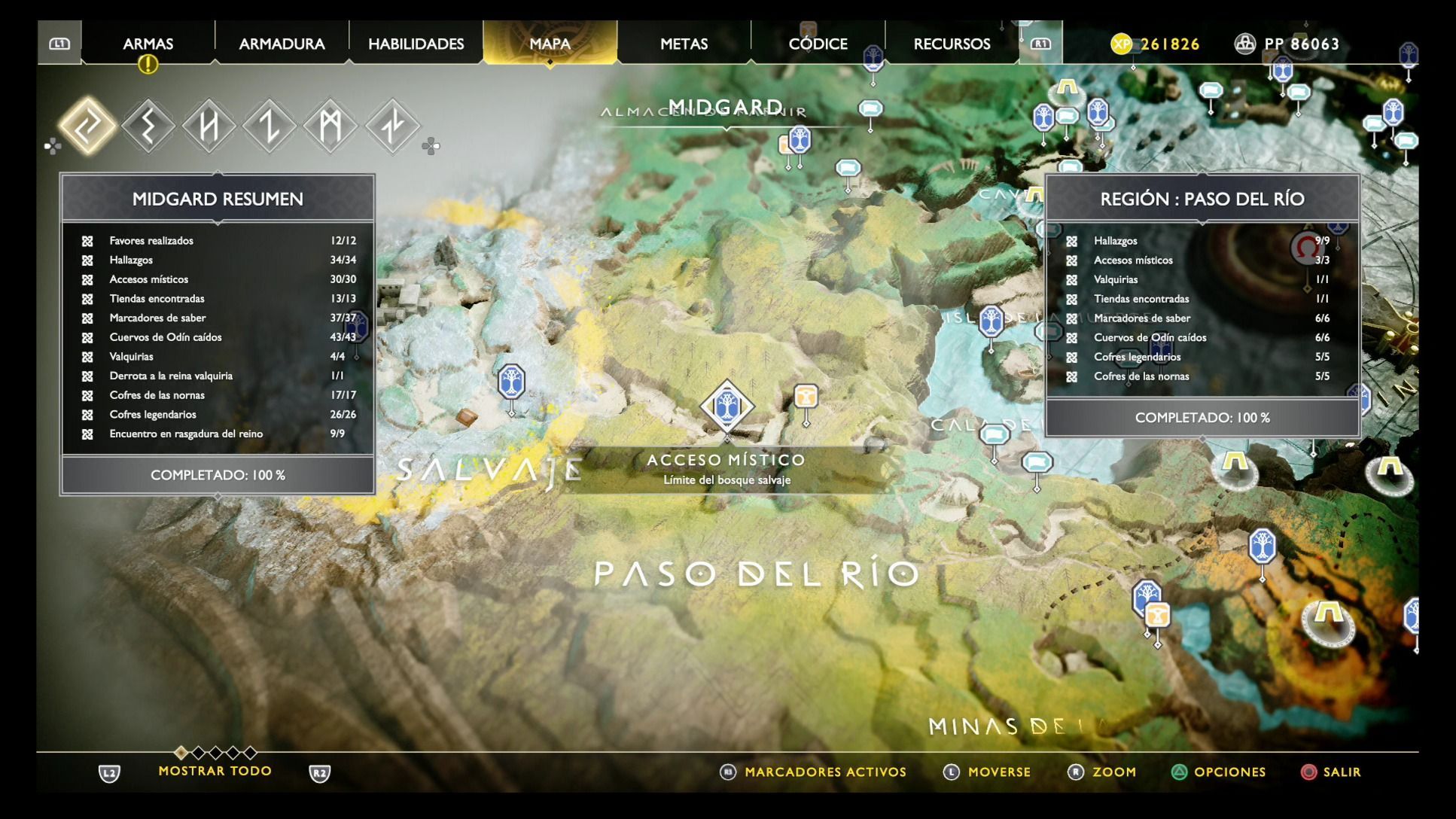 TODOS los Mapas del tesoro en God of War (PS4) y localización del botín