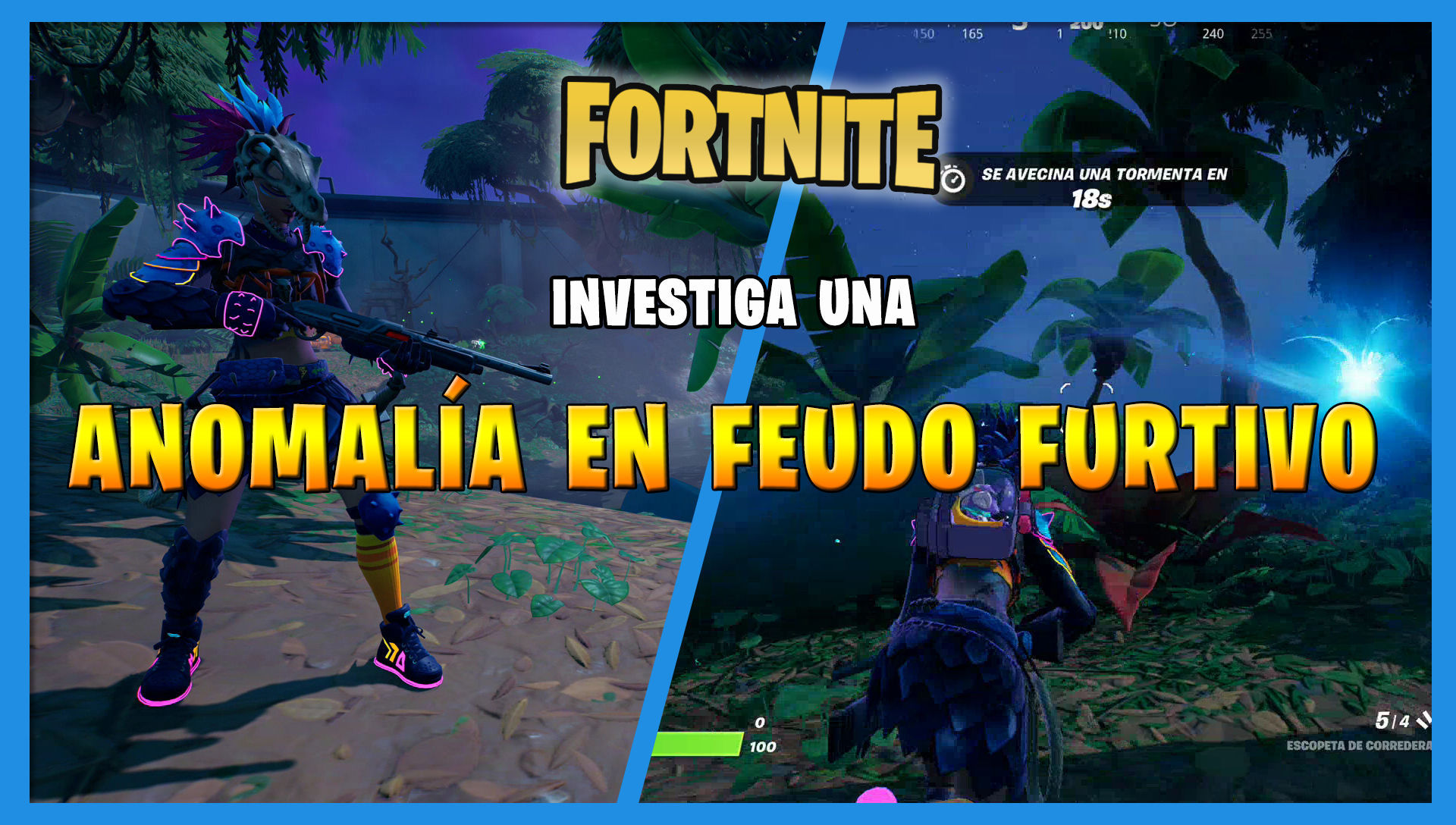 Fortnite: dónde encontrar la anomalía de Feudo Furtivo