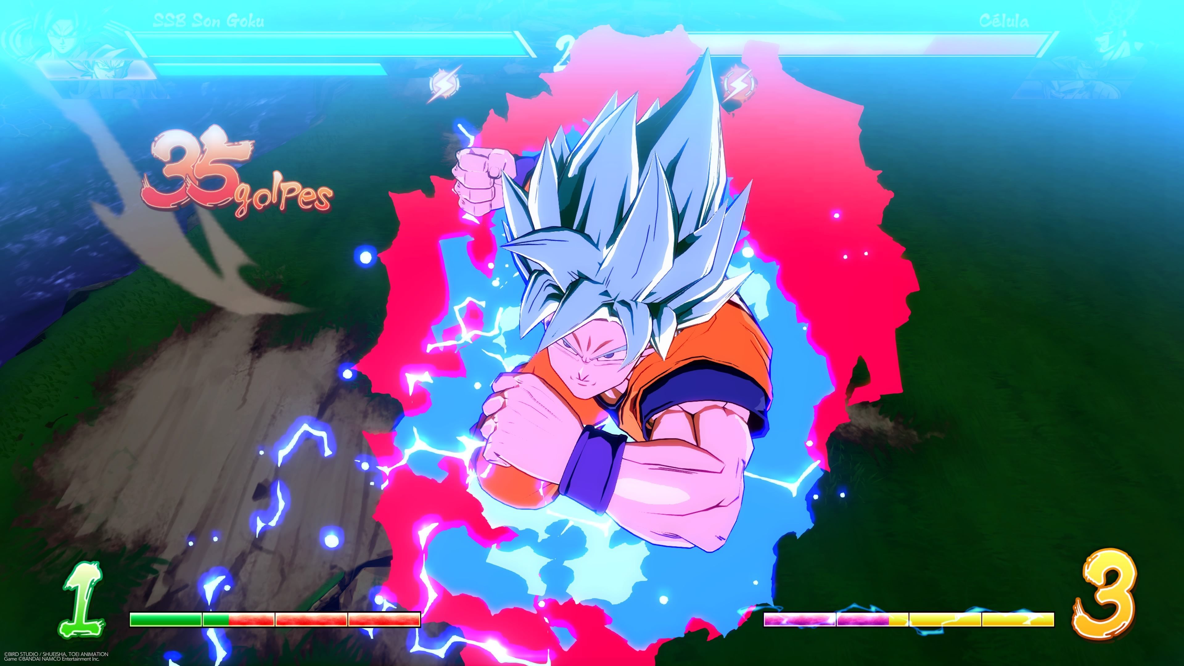 Consejos para luchar con Goku SSB en Dragon Ball FighterZ