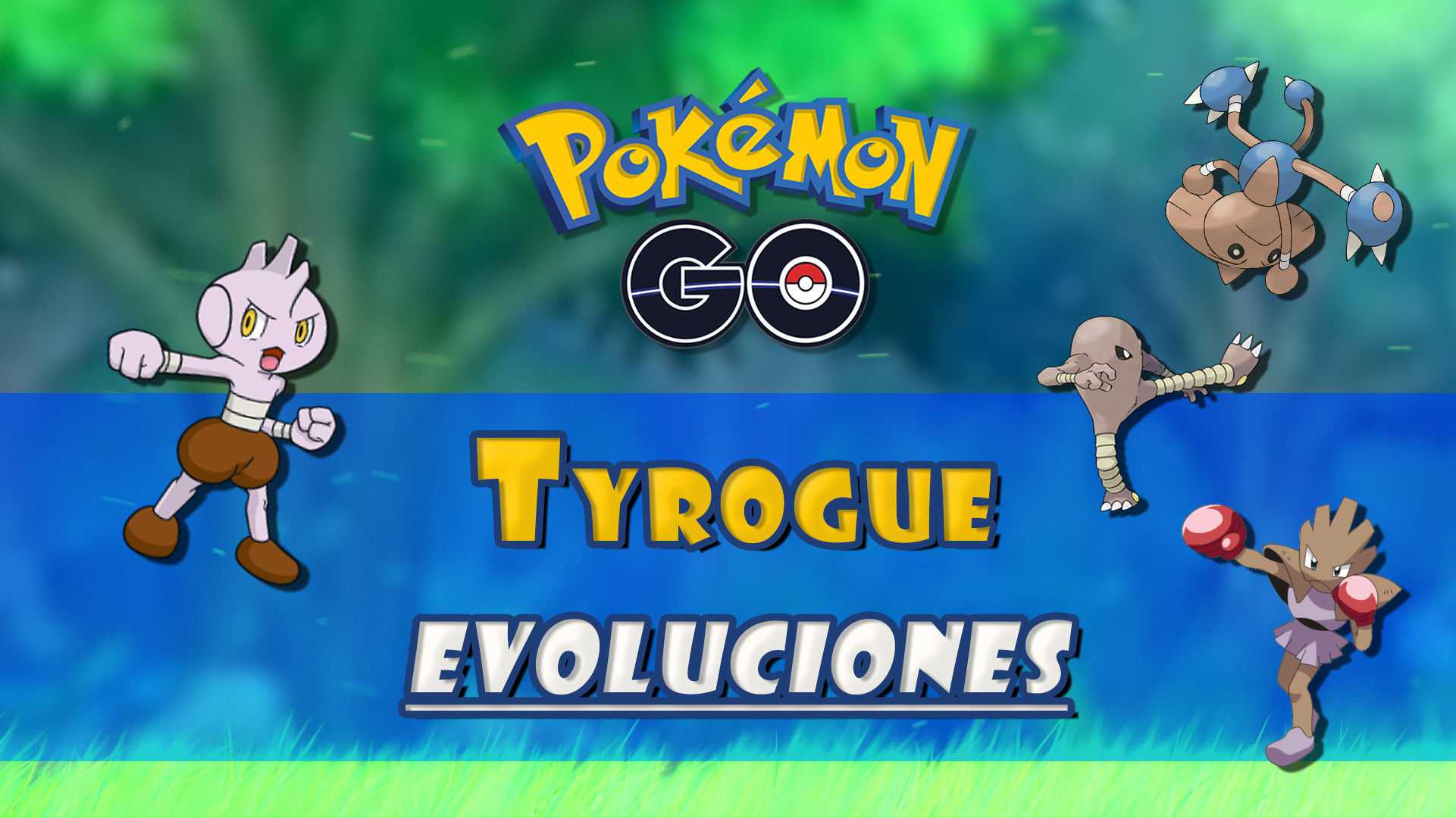 Como evoluir Tyrogue para Hitmonchan, Hitmonlee e Hitmontop em