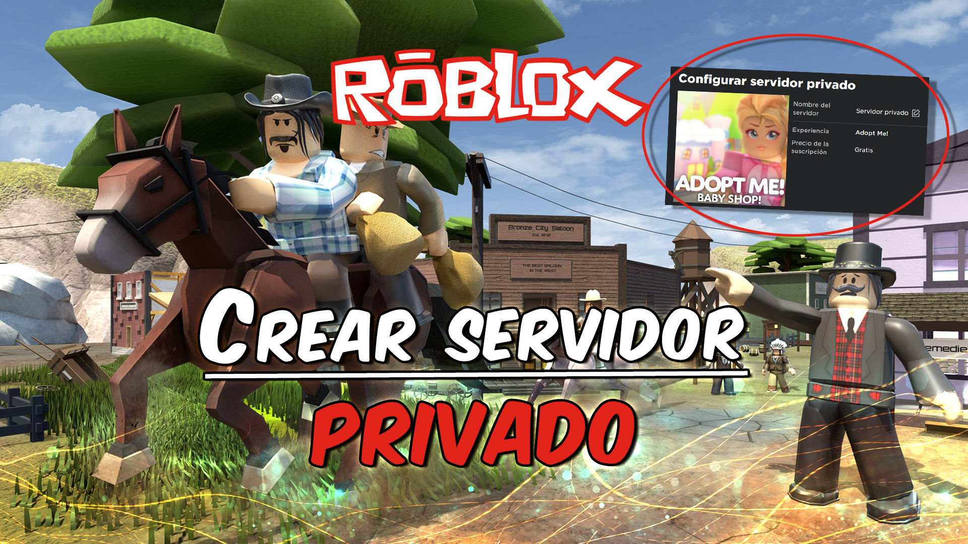 Como criar servidor privado de graça nos jogos do roblox e