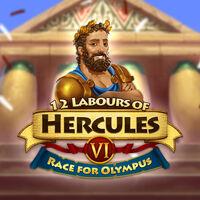 Portada oficial de 12 Labours of Hercules VI: Race for Olympus para Switch