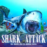 Portada oficial de Shark Attack: Fish Predator Ocean Sea Adventure Survival para Switch