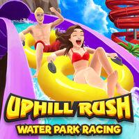 Portada oficial de Uphill Rush Water Park Racing para Switch