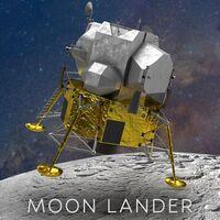 Portada oficial de Moon Lander para PS4