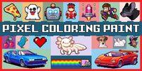 Portada oficial de Pixel Coloring Paint para Switch