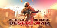 Portada oficial de Military Combat Shooter Desert War para Switch