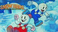 Portada oficial de Snow Bros. Classic Collection para Switch