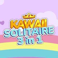 Portada oficial de Kawaii Solitaire 3 in 1 para Switch