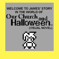 Portada oficial de Welcome to James' story in the World of Our Church and Halloween (Visual Novel) para PS4