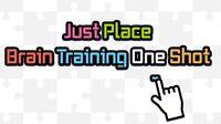 Portada oficial de Just Place Brain Training One Shot para Switch