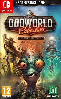 Portada oficial de Oddworld Collection para Switch