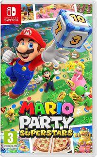 Portada oficial de Mario Party Superstars para Switch