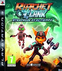 Portada oficial de Ratchet and Clank: Atrapados en el tiempo para PS3