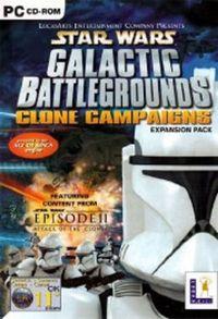 Portada oficial de Star Wars: Galactic Battlegrounds: Clone Campaigns para PC