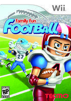 Portada oficial de de Family Fun Football para Wii